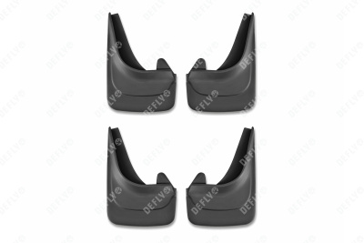 Брызговики универсальные Defly, для Кроссовер, Джип, Внедорожник, комплект 4 шт.