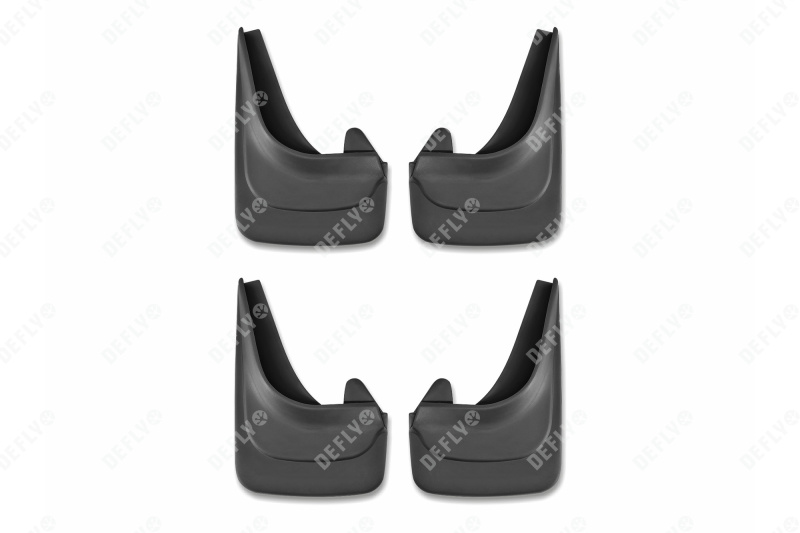 Брызговики универсальные Defly, для Кроссовер, Джип, Внедорожник, комплект 4 шт.
