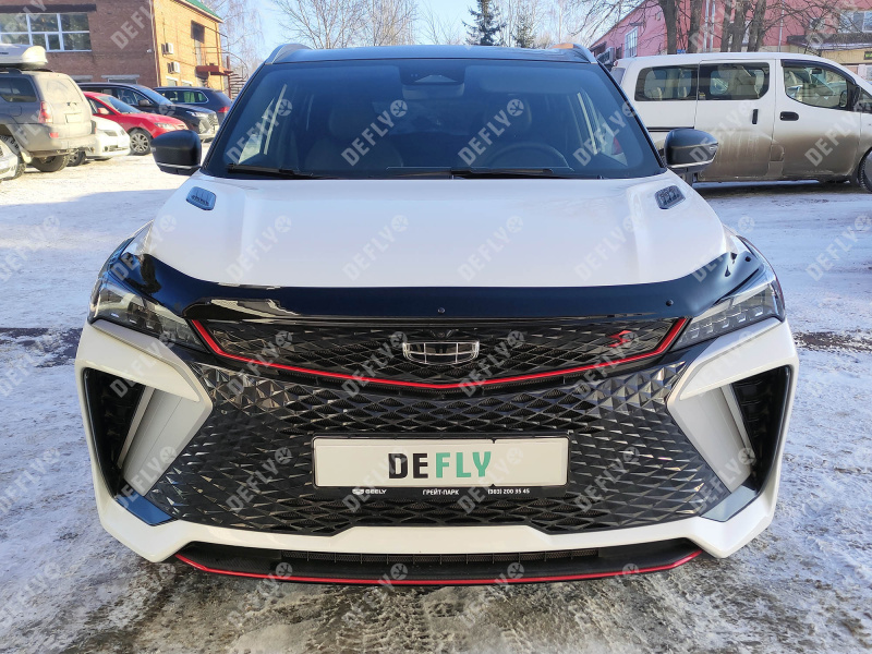 Дефлектор капота NEOFIX Geely Coolray, 2023-н.в., рестайлинг