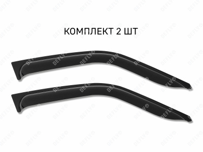 Дефлекторы окон BigSize УАЗ Профи, 2017-н.в., комплект 2 шт.
