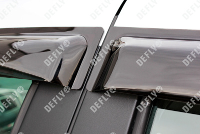 Дефлекторы окон Renault Logan (L52), 2013-2022