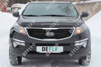 Дефлектор капота Kia Sportage (SL), 2010-2016