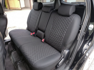 Чехлы на сиденья Toyota Wish (XE20), 2009-2017, 7 мест, жаккард премиум