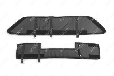 Утеплитель радиатора для Toyota Raize, 2019-н.в., экокожа черная 