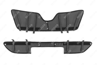 Утеплитель радиатора для Sollers Atlant 2022-н.в., экокожа черная 