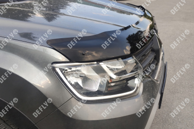 Дефлектор капота NEOFIX Renault Duster (HM), 2020-2022