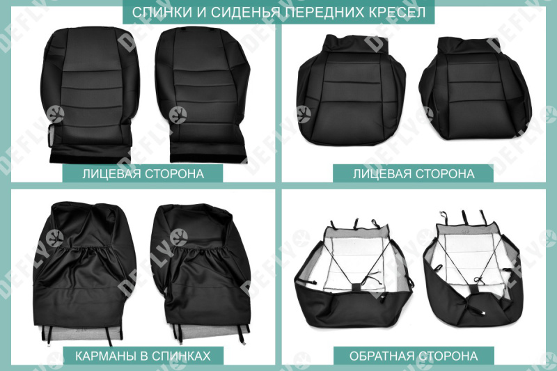 Чехлы на сиденья Suzuki Grand Vitara/Escudo, 1997-2005, 5 дверей, экокожа черная