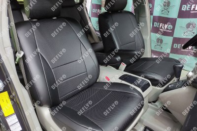 Чехлы на сиденья Lexus RX, Toyota Harrier (XU30), 2003-2013, экокожа черная