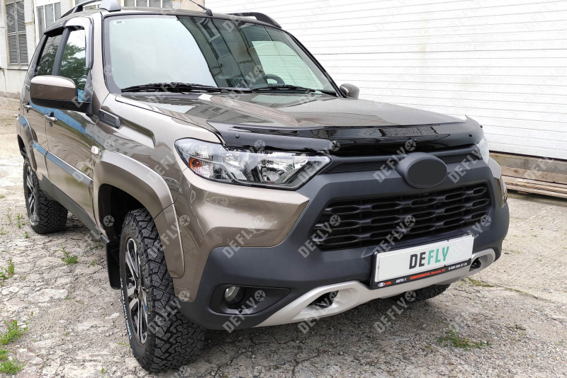 Дефлектор капота NEOFIX Лада Нива Тревел, 2020-н.в.