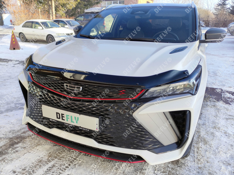 Дефлектор капота NEOFIX Geely Coolray, 2023-н.в., рестайлинг