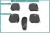 Чехлы на сиденья Toyota Ipsum/Gaia (SXM10), 1996-2004, 5 мест, экокожа черная