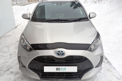 Дефлектор капота NEOFIX Toyota Yaris (XP210), 2019-н.в., хэтчбек