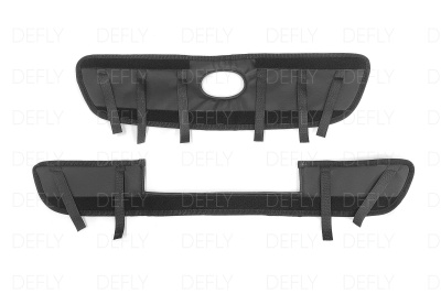 Утеплитель радиатора для Toyota Ipsum (SXM10), 1998-2001, рестайлинг, экокожа черная 