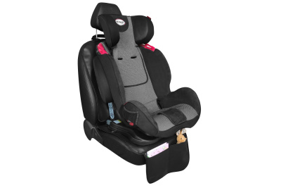 Накидка защитная под детское автокресло, экокожа черная 