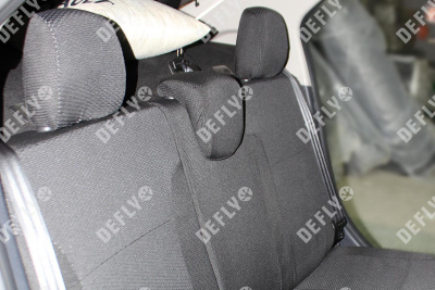 Чехлы на сиденья Renault Logan (L52), 2014-2022, задний ряд 60/40, жаккард 