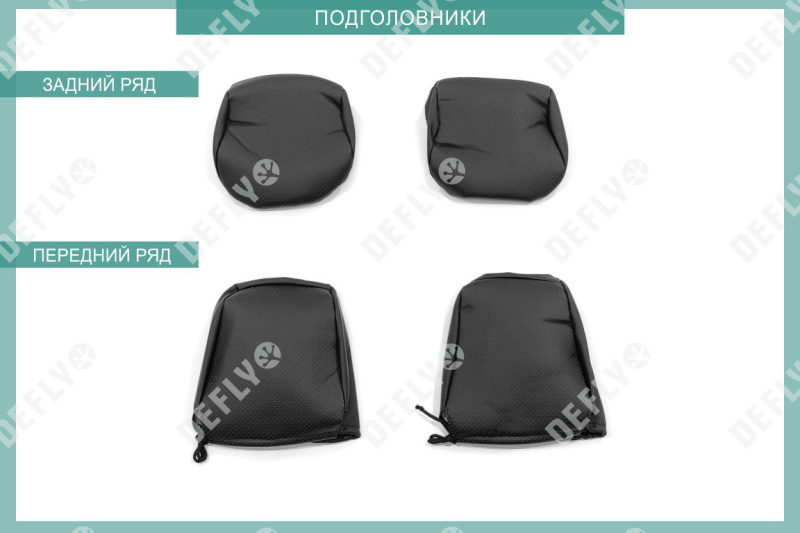 Чехлы на сиденья Skoda Octavia (A7), 2012-2020, Ambition, Active, без подлокотника, экокожа черная