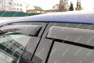 Дефлекторы окон Kia K5 (DL3c), 2020-2024, Китай