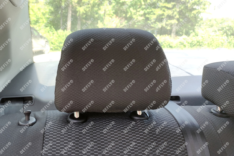 Чехлы на сиденья Volkswagen Polo, 2010-2020, седан, спинка 2 ряда цельная, жаккард 