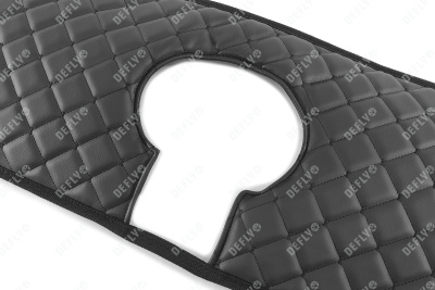 Утеплитель радиатора для Toyota Land Cruiser Prado (J150), 2009-2013, экокожа черная 