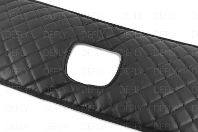 Утеплитель радиатора для Honda Freed (GB3, GB4), 2014-2016, 2-й рестайлинг, экокожа черная 