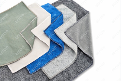 Набор салфеток и тряпок из микрофибры для ухода за машиной