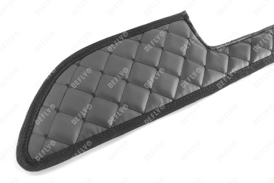 Утеплитель радиатора для Sollers Atlant 2022-н.в., экокожа черная 