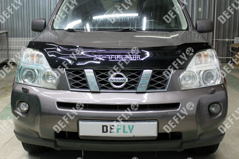 Дефлектор капота Nissan X-Trail (T31), 2007-2015