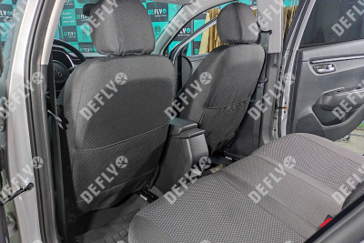 Чехлы на сиденья Kia Rio X-Line, 2017-2022, жаккард 