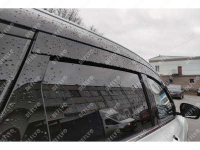Дефлекторы окон 2D Geely Coolray, Belgee X50, 2018-н.в., комплект 4 шт.