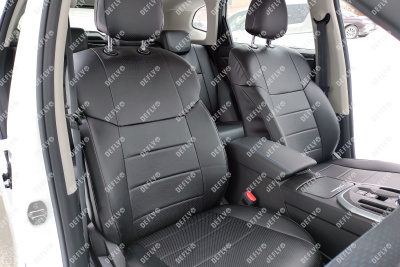 Чехлы на сиденья Haval Jolion, 2020-н.в., экокожа черная