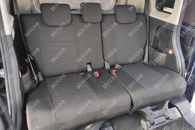 Чехлы на сиденья Toyota Tank/Roomy, Daihatsu Thor, Subaru Justy, 2016-2020, вырезы для столиков, жаккард