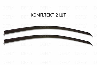 Дефлекторы окон Ford Focus (II), 2004-2011, хэтчбек, 3 двери