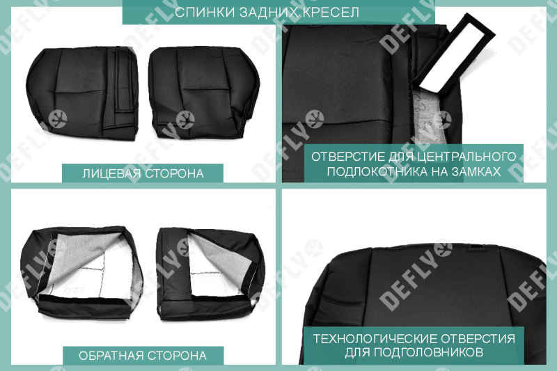 Чехлы на сиденья Suzuki Grand Vitara/Escudo, 1997-2005, 5 дверей, экокожа черная