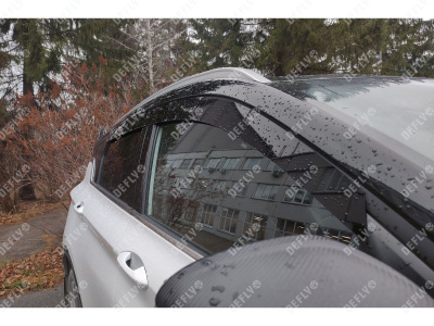 Дефлекторы окон 2D Geely Coolray, Belgee X50, 2018-н.в., комплект 4 шт.