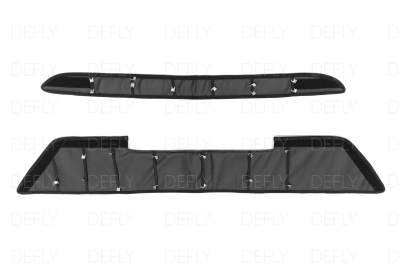 Утеплитель радиатора для Toyota RAV4 (XA40), 2015-2019, рестайлинг, экокожа черная