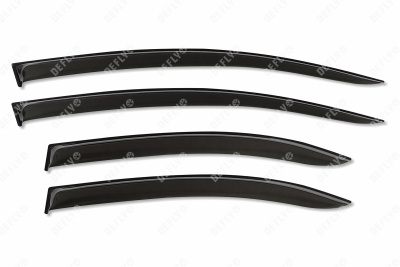 Дефлекторы окон Toyota Avensis (T250), 2003-2010, седан 
