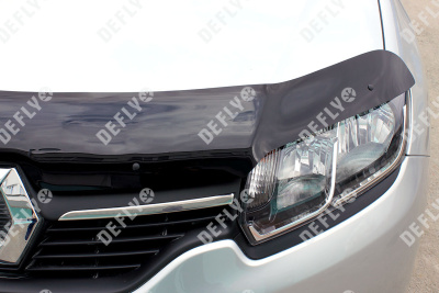 Дефлектор капота Renault Logan (L52), 2013-2022