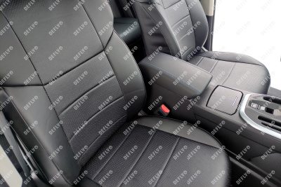 Чехлы на сиденья Haval Jolion, 2020-н.в., экокожа черная