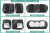 Чехлы на сиденья Toyota Avensis (T250), 2003-2008, cедан, задний ряд 60/40, экокожа черная/замша черная ромб