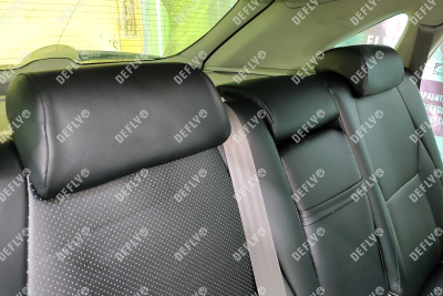 Чехлы на сиденья Lexus RX, Toyota Harrier (XU30), 2003-2013, экокожа черная