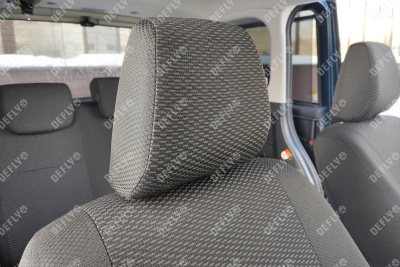 Чехлы на сиденья Toyota Tank/Roomy, Daihatsu Thor, Subaru Justy, 2016-2020, вырезы для столиков, жаккард