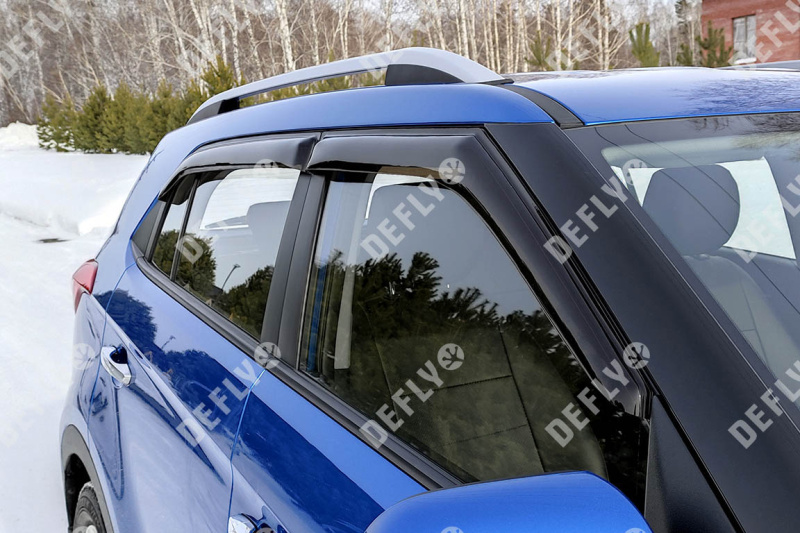 Дефлекторы окон Hyundai Creta (GS), 2015-2021