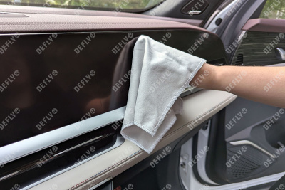 Набор салфеток и тряпок из микрофибры для ухода за машиной