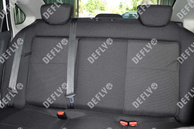 Чехлы на сиденья Nissan Almera, 2012-2019, задний ряд 60/40, жаккард 