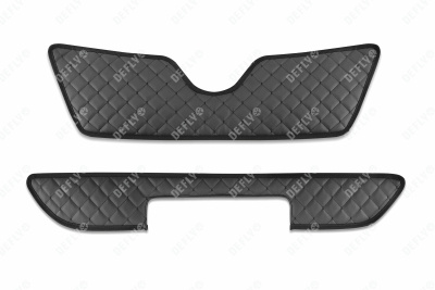 Утеплитель радиатора для Sollers Atlant 2022-н.в., экокожа черная 