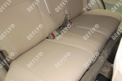 Чехлы на сиденья Toyota Harrier (XU10), 1997-2003, экокожа бежевая