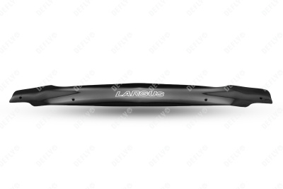 Дефлектор капота Лада Ларгус, 2012-2021, еврокрепеж
