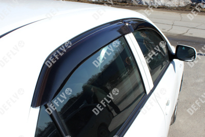 Дефлекторы окон Toyota Corolla (E140, E150), 2006-2013