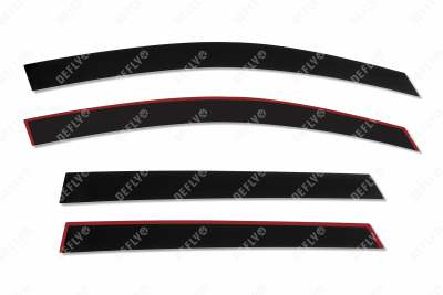 Дефлекторы окон 2D Geely Coolray, Belgee X50, 2018-н.в., комплект 4 шт.