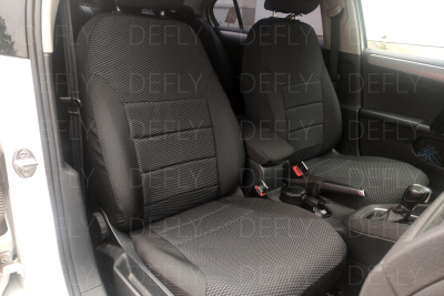 Чехлы на сиденья Volkswagen Polo, 2020-2022, без подлокотника, жаккард 